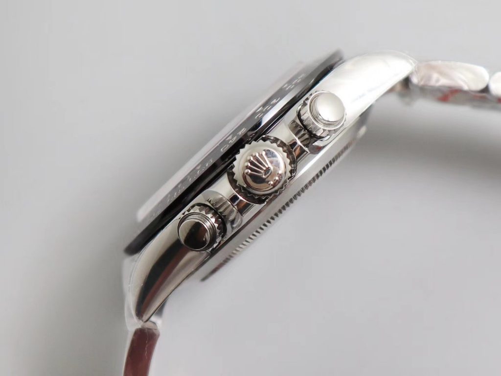 Rolex replica daytona 116500LN white ceramichon 4130 superclone movement - immagine 10