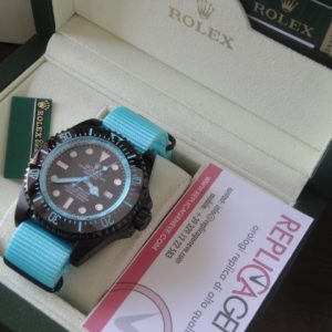 Rolex replica deepsea pro-hunter cordura celeste edition orologio replica imitazione