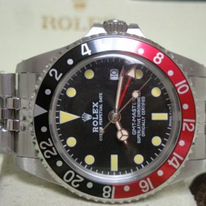 Rolex replica GMT master II vintage plexy 1675 rosso nero jubilèè orologio replica imitazione