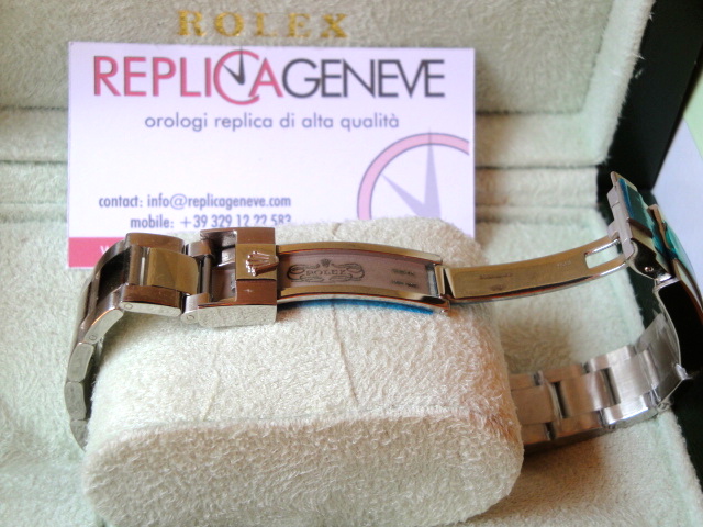 Rolex replica GMT master II SARU diamond brillantine rosso blue orologio replica - immagine 8