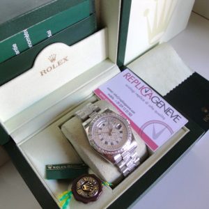 Rolex replica daydate II SARU full brillantine orologio replica copia