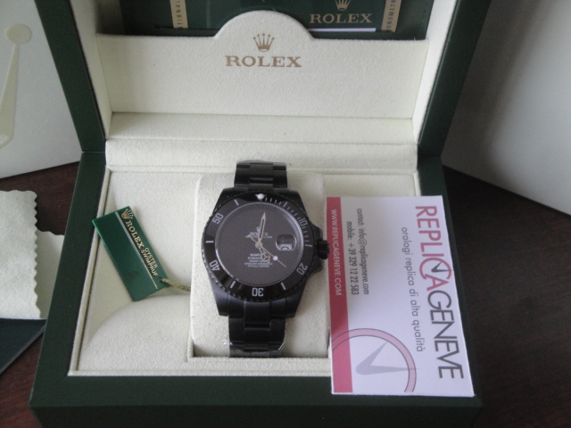 Rolex replica submariner pro-hunter PVD white II limited orologio replica copia imitazione - immagine 2