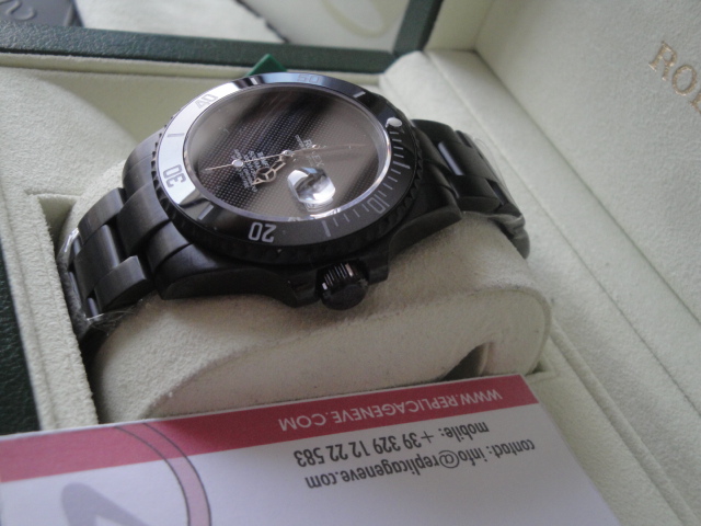 Rolex replica submariner pro-hunter PVD white II limited orologio replica copia imitazione - immagine 3