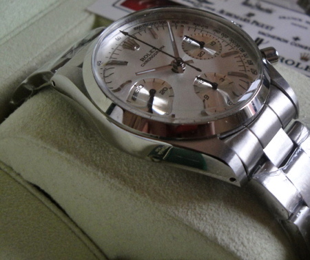 Rolex replica daytona vintage amagnetic argentee dial orologio replica copia