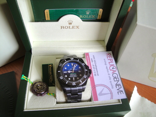 Rolex replica Deepsea Pro Hunter D-Blue imitazione replica orologio - immagine 10