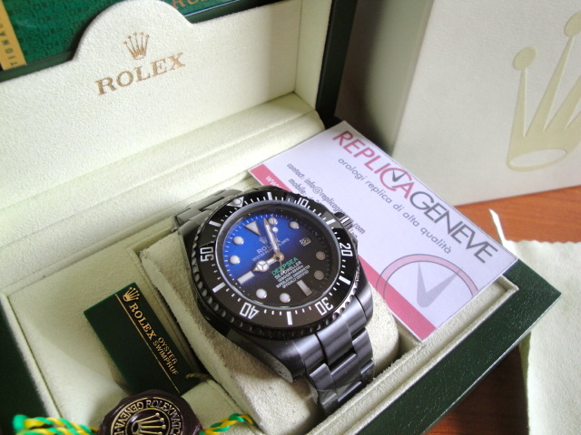 Rolex replica Deepsea Pro Hunter D-Blue imitazione replica orologio - immagine 9
