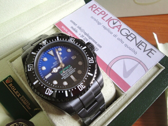 Rolex replica Deepsea Pro Hunter D-Blue imitazione replica orologio - immagine 8
