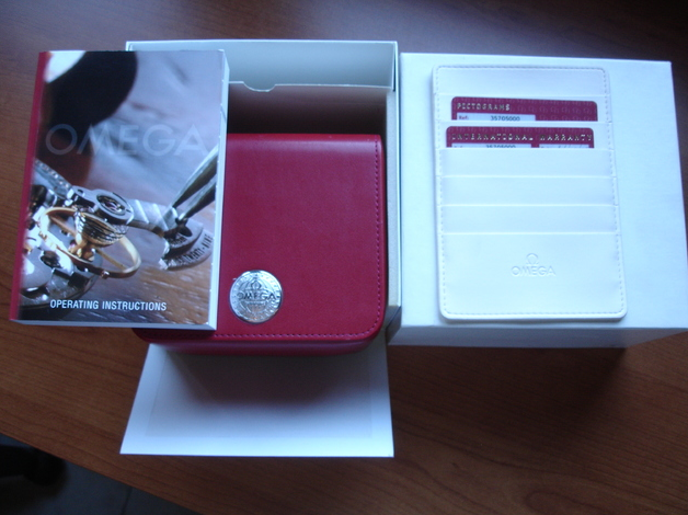 Omega replica box scatola in vera pelle - immagine 2