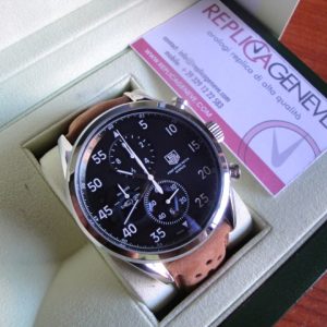 Tag-heuer replica vintage white space-x the first watch in the space orologio replica copia imitazione