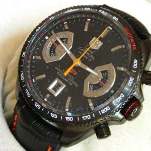 Tag-heuer replica gran carrera caliber 17 rs2 strip leather orologio replica copia imitazione