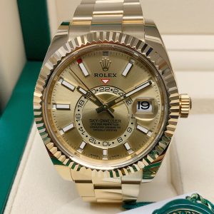 Rolex replica Sky-Dweller 326938 Yellow Gold