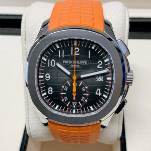 Patek Philippe replica aquanaut 5968A orange rubber